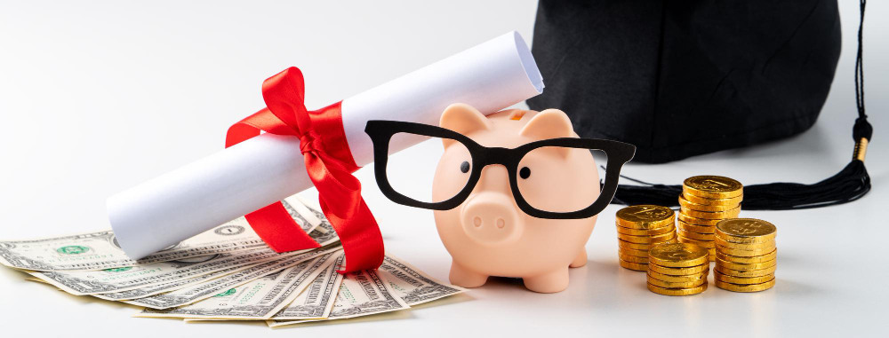 Design concept of new graduate trying to find a job and earning money
