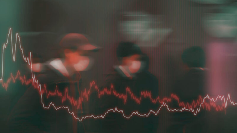 Economic impact and decrease due to coronavirus pandemic background