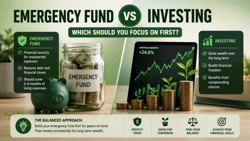 Emergency Fund vs. Investing: Where Should Your Money Go First?