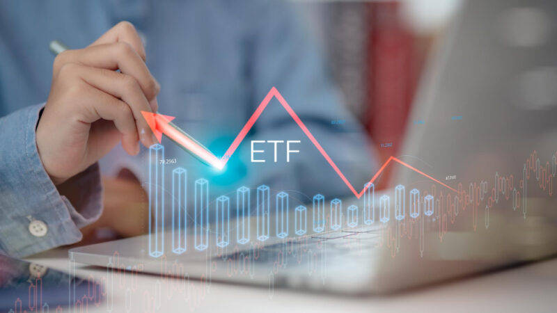 Etf exchangetraded fund stock market trading investment financial concept