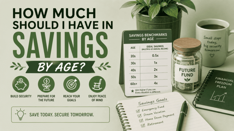 How Much Should I Have in Savings by Age?