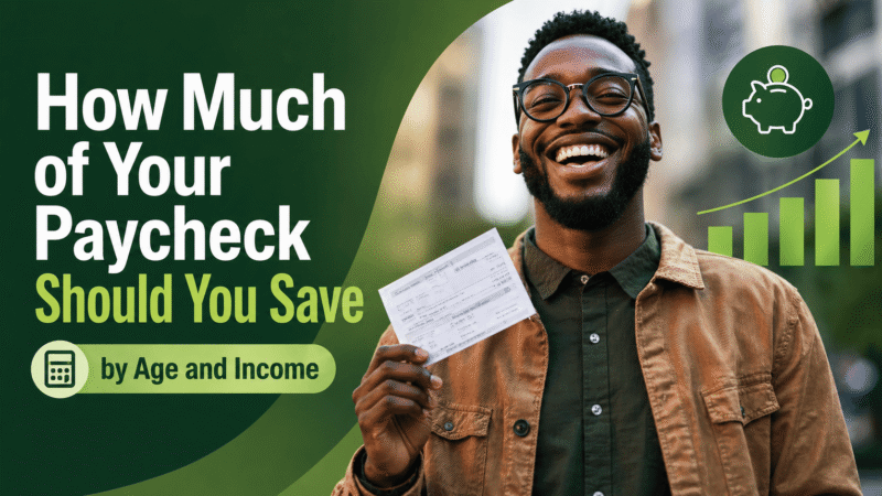 How Much of Your Paycheck Should You Save (by Age and Income)