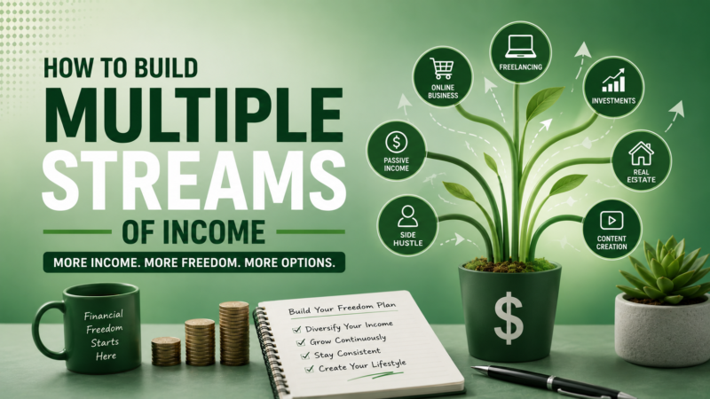 How to Create Multiple Streams of Income in Your 20s and 30s