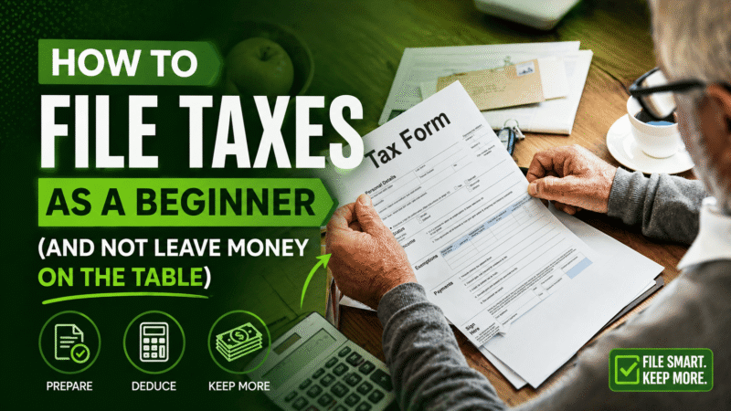 How to File Taxes as a Beginner (and Not Leave Money on the Table)