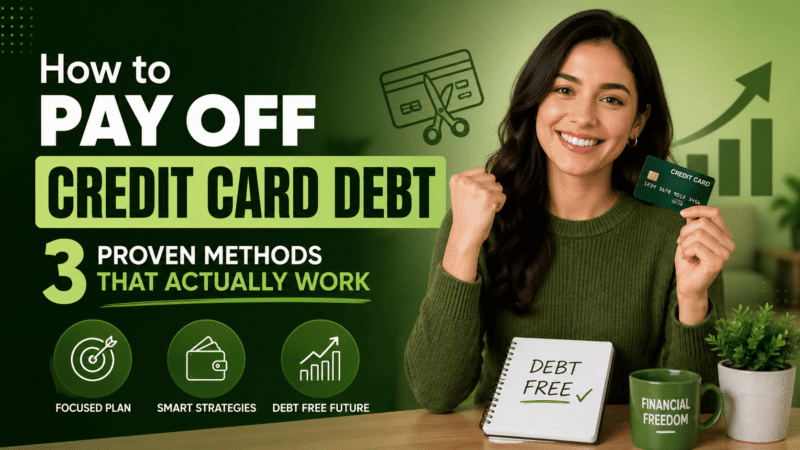 How to Pay Off Credit Card Debt: 3 Proven Methods That Actually Work