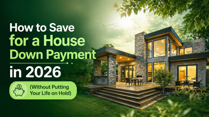 How to Save for a House Down Payment in 2026 (Without Putting Your Life on Hold)