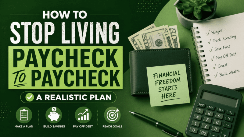 How to Stop Living Paycheck to Paycheck (A Realistic Plan)