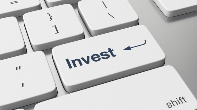 Invest text on keyboard button