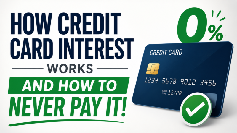 How Credit Card Interest Works (And How to Never Pay It)