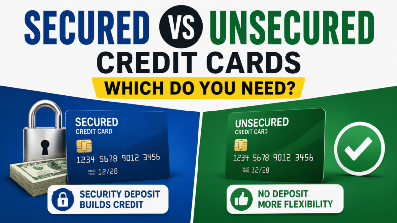 Secured vs. Unsecured Credit Cards: Which Do You Need?