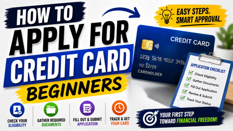 How to Apply for a Credit Card (Step-by-Step Guide for Beginners)