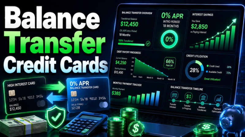 Balance Transfer Credit Cards: How to Use Them to Crush Debt