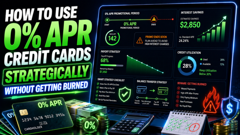 How to Use 0% APR Credit Cards Strategically (Without Getting Burned)
