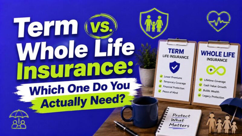 Term vs. Whole Life Insurance: Which One Do You Actually Need?