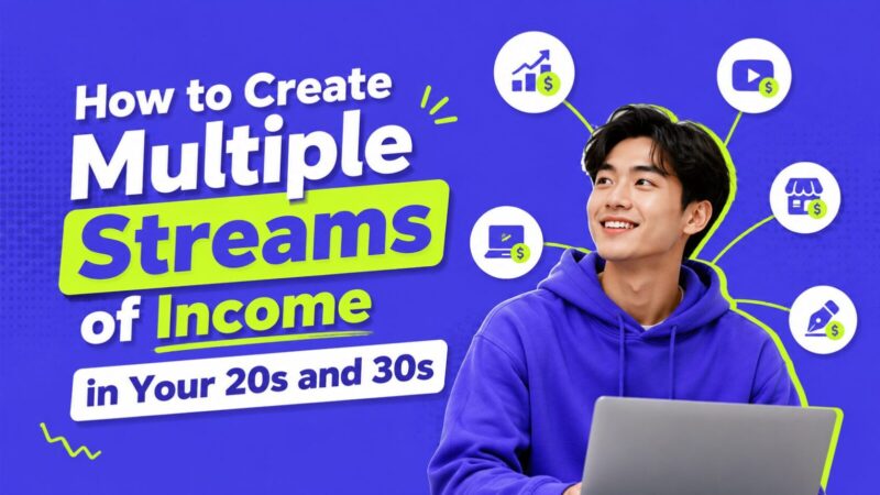 How to Create Multiple Streams of Income in Your 20s and 30s