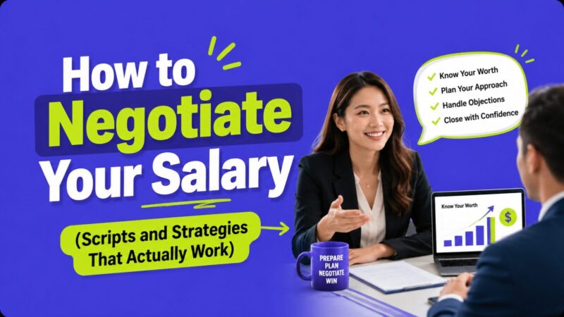 How to Negotiate Your Salary (Scripts and Strategies That Actually Work)