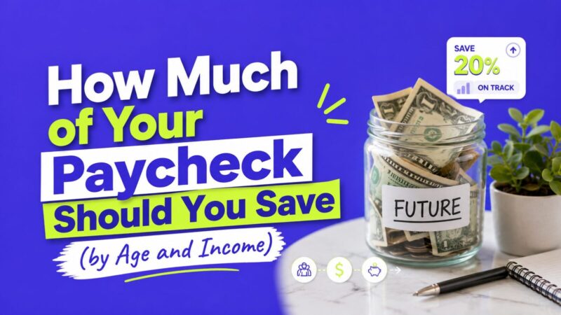 How Much of Your Paycheck Should You Save (by Age and Income)