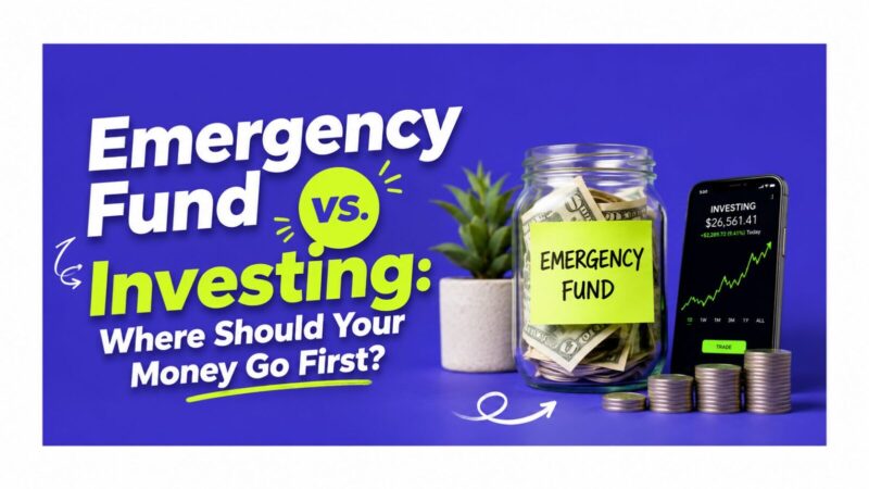 Emergency Fund vs. Investing: Where Should Your Money Go First?