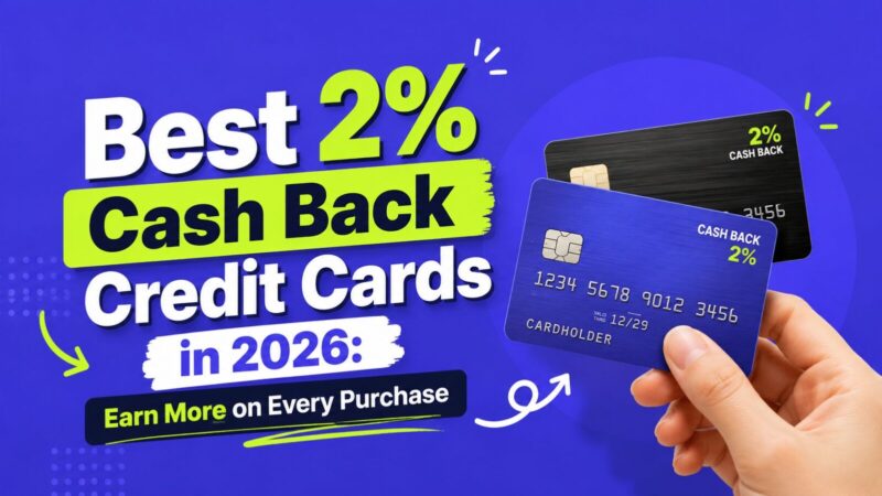Best 2% Cash Back Credit Cards in 2026: Earn More on Every Purchase