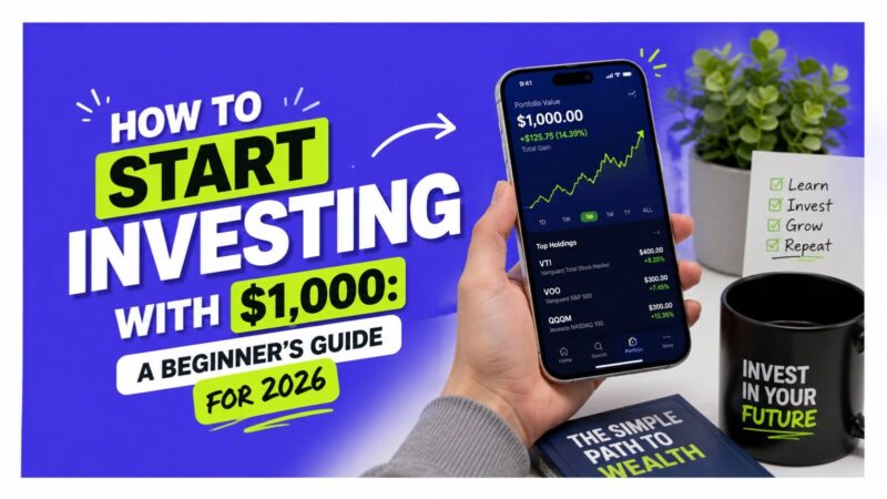 How to Start Investing with $1,000: A Beginner's Guide for 2026