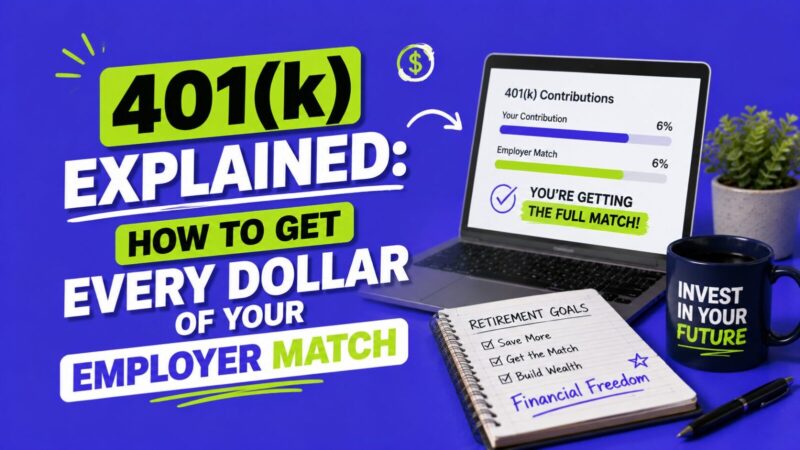 401(k) Explained: How to Get Every Dollar of Your Employer Match