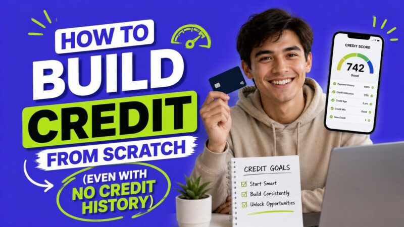 How to Build Credit from Scratch (Even with No Credit History)