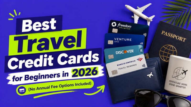 Best Travel Credit Cards for Beginners in 2026 (No Annual Fee Options Included)
