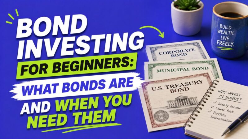 Bond Investing for Beginners: What Bonds Are and When You Need Them