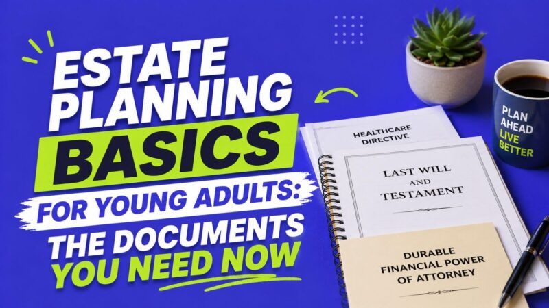 Estate Planning Basics for Young Adults: The Documents You Need Now
