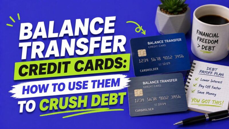 Balance Transfer Credit Cards: How to Use Them to Crush Debt
