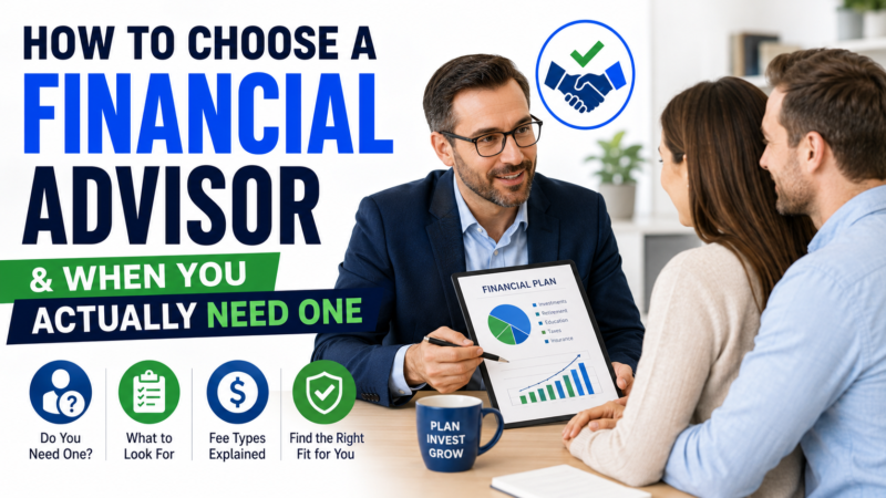 How to Choose a Financial Advisor (And When You Actually Need One)