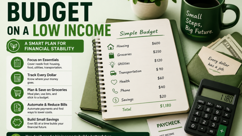 How to Budget on a Low Income (Practical Tips That Actually Work)