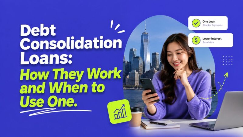 Debt Consolidation Loans: How They Work and When to Use One