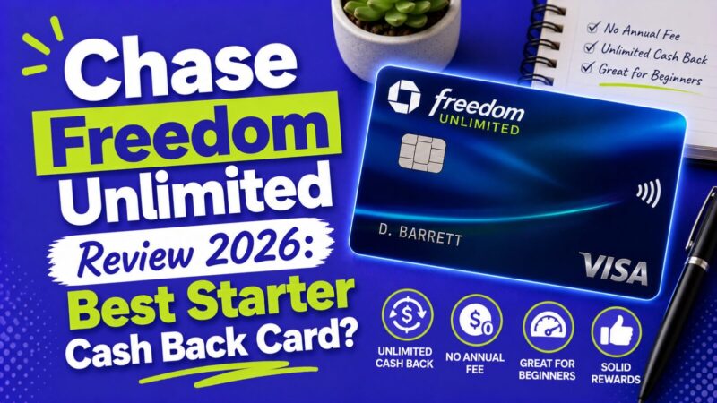 Chase Freedom Unlimited Review 2026: Best Starter Cash Back Card?