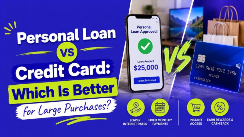 Personal Loan vs Credit Card: Which Is Better for Large Purchases?