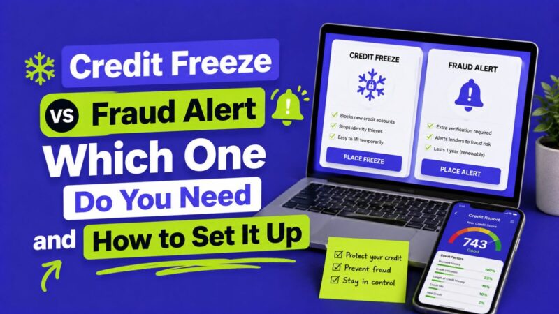 Credit Freeze vs Fraud Alert: Which One Do You Need and How to Set It Up