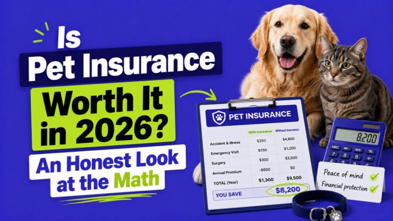 Is Pet Insurance Worth It in 2026? An Honest Look at the Math