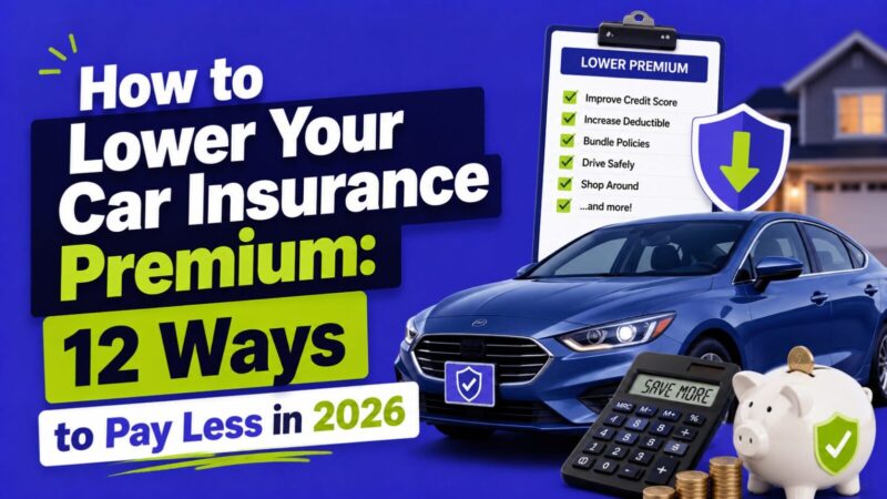 How to Lower Your Car Insurance Premium: 12 Ways to Pay Less in 2026