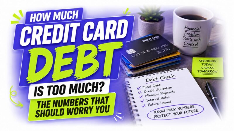 How Much Credit Card Debt Is Too Much? The Numbers That Should Worry You