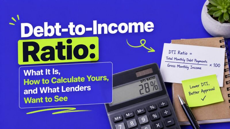 Debt-to-Income Ratio: What It Is, How to Calculate Yours, and What Lenders Want to See
