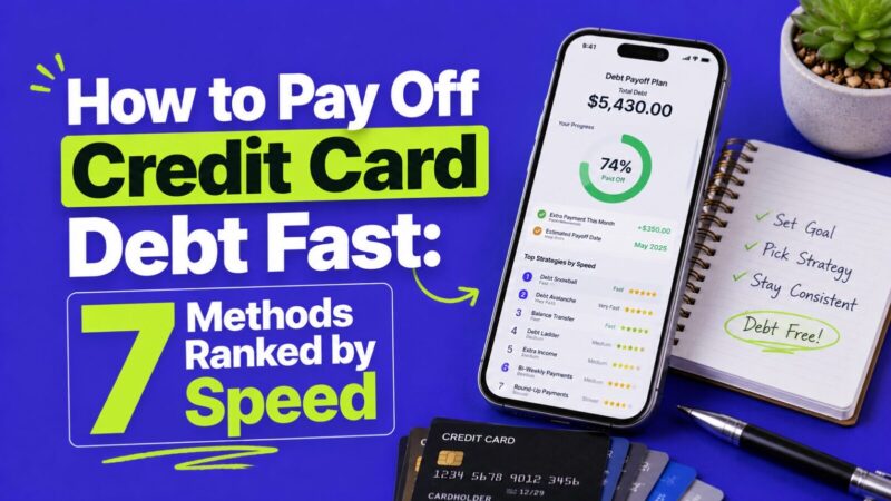 How to Pay Off Credit Card Debt Fast: 7 Methods Ranked by Speed