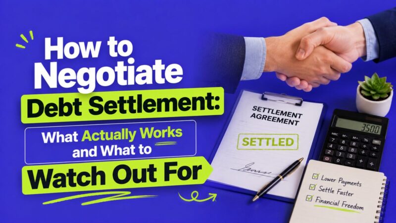 How to Negotiate Debt Settlement: What Actually Works and What to Watch Out For