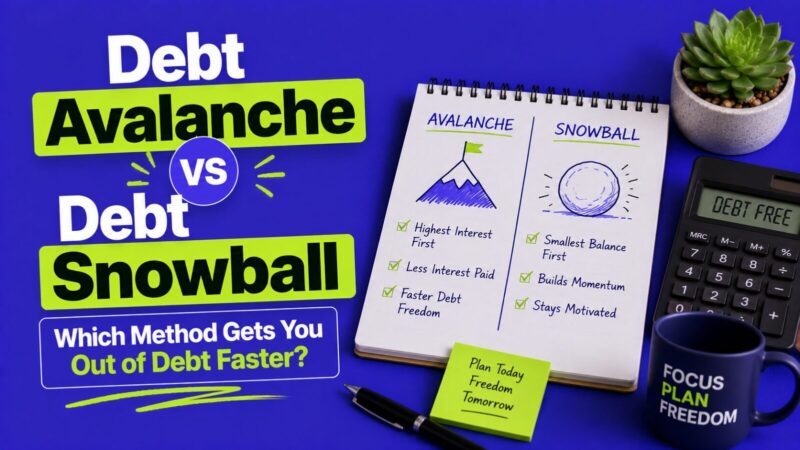 Debt Avalanche vs Debt Snowball: Which Method Gets You Out of Debt Faster?
