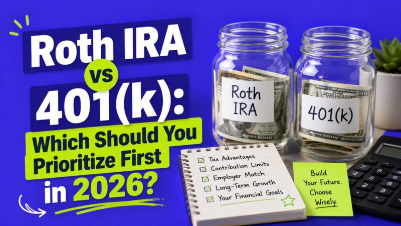 Roth IRA vs 401(k): Which Should You Prioritize First in 2026?