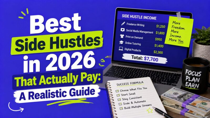 Best Side Hustles in 2026 That Actually Pay: A Realistic Guide