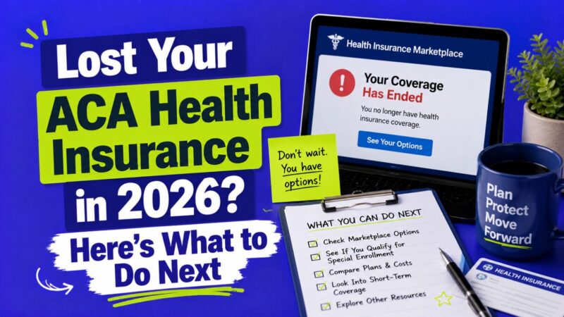 Lost Your ACA Health Insurance in 2026? Here's What to Do Next