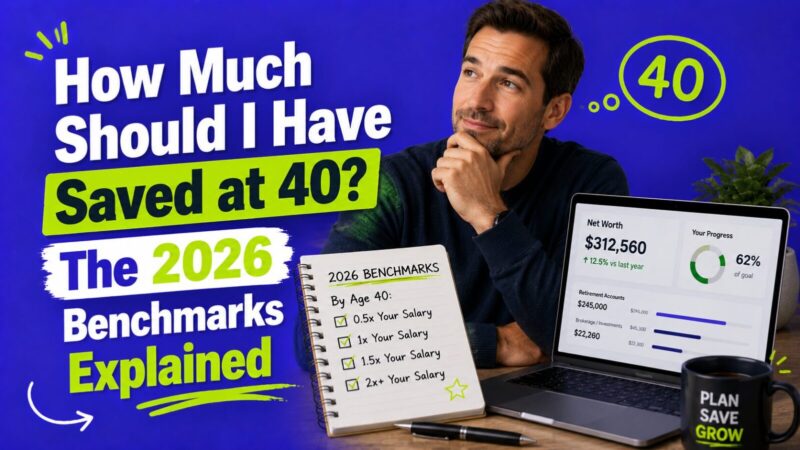 How Much Should I Have Saved at 40? The 2026 Benchmarks Explained