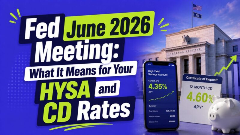 Fed June 2026 Meeting: What It Means for Your HYSA and CD Rates