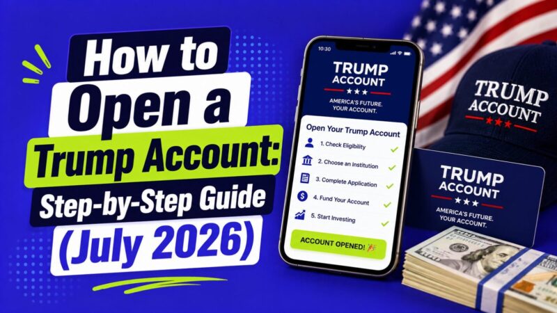 How to Open a Trump Account: Step-by-Step Guide (July 2026)