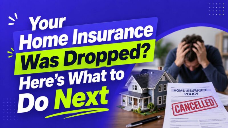 My Homeowners Insurance Was Dropped: What to Do When Your Insurer Non-Renews You